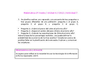 Matemática 2 medio-Unidad 4-OA12-Actividad 7
