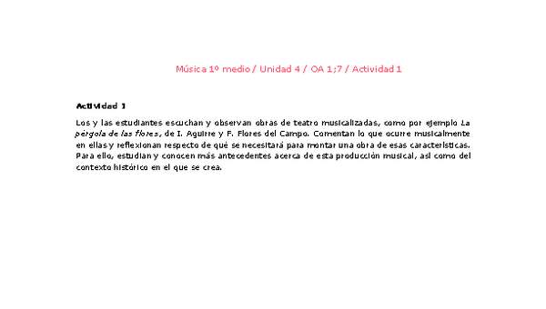 Artes Musicales 1 medio-Unidad 4-OA1;7-Actividad 1