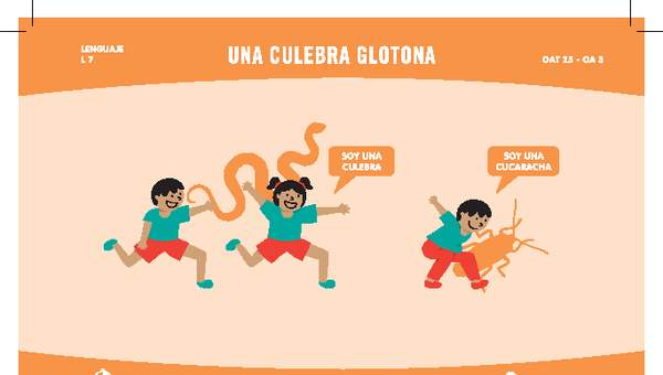 Una culebra glotona