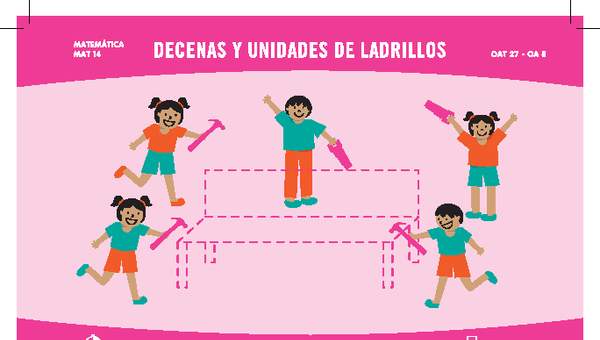 Decenas y unidades de ladrillos