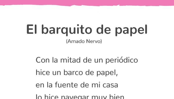 El barquito de papel
