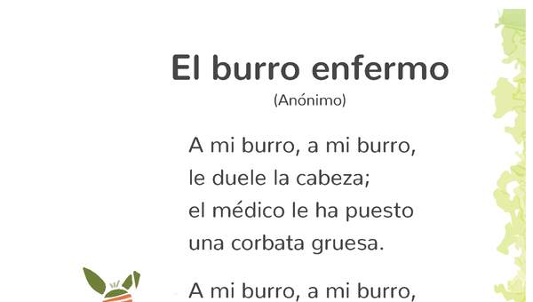 El burro enfermo