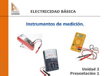 Presentación Instrumentos de medición eléctrica.