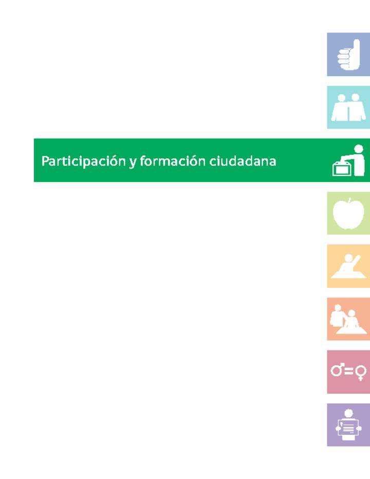 Documento Indicador Participación y formación ciudadana