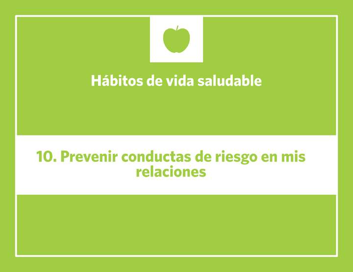 Presentación: Prevenir conductas de riesgo en mis relaciones.