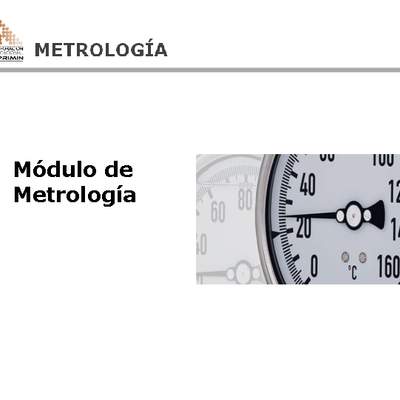Presentación fundamentos de metrología - principios