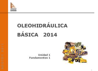 Presentación Fundamentos de oleo-hidráulica, primera parte.