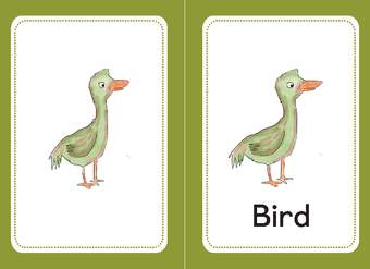 Tarjeta para imprimir o proyectar Bird