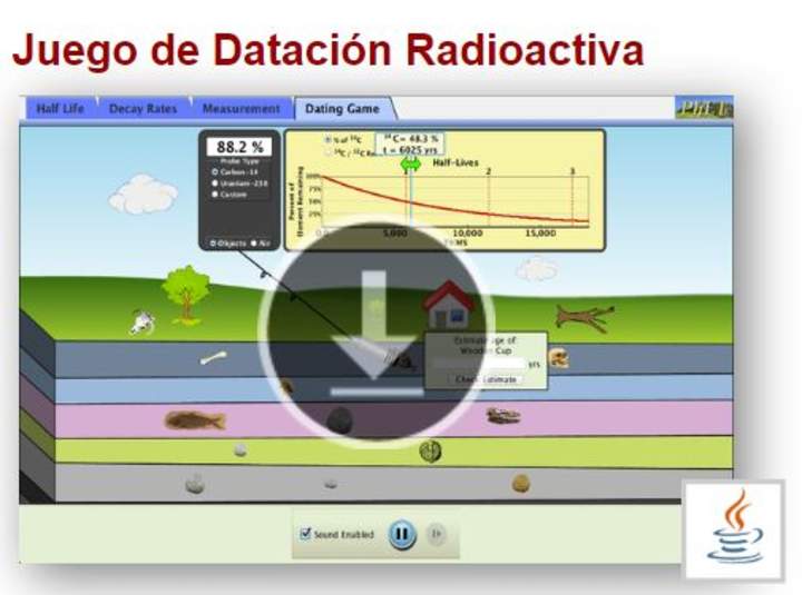 Juego de Datación Radioactiva