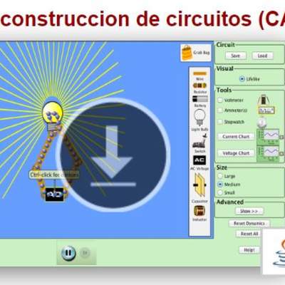 Kit de construccion de circuitos (CA y CC), Laboratorio Virtual