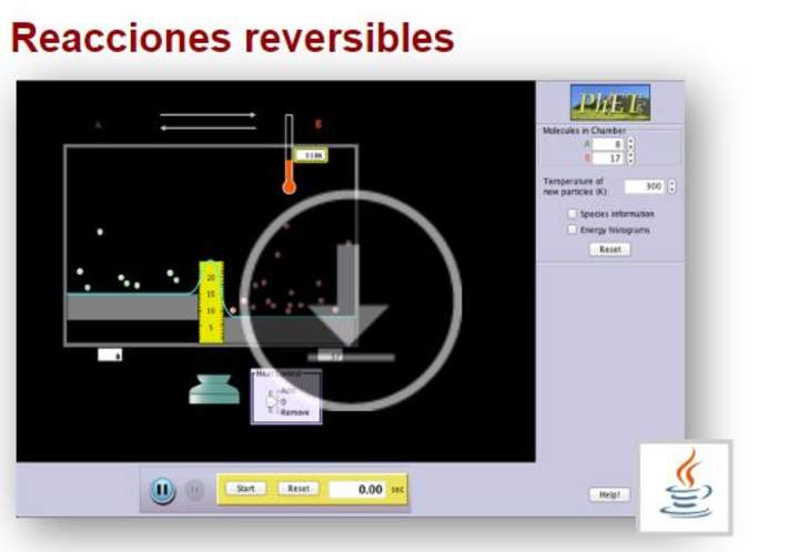 Reacciones reversibles