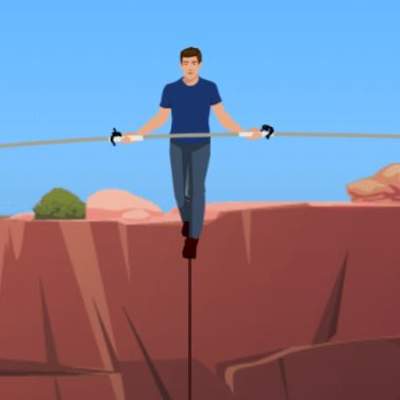 Walk-the-tightrope