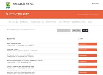 SITIO BIBLIOTECA DIGITAL INIA SUSTENTABILIDAD