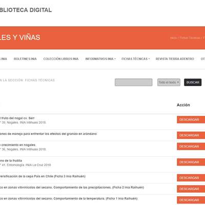 SITIO Biblioteca Digital - Frutales y viñas