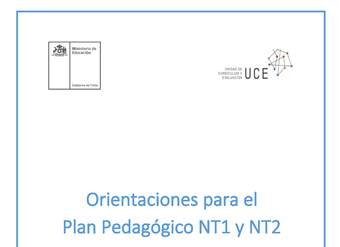 Orientaciones pedagógicas para el plan de estudios  2021 para la Educación Parvularia