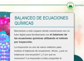 Balanceo de ecuaciones