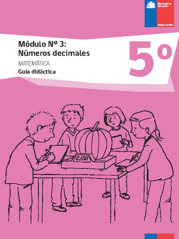 Guía didáctica: Matemática 5° básico - Módulo Nº 3. Números decimales