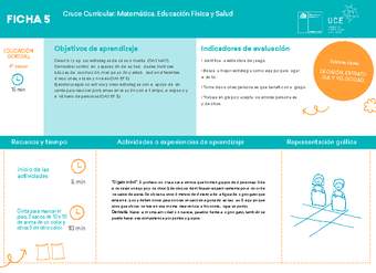 4° básico, Ficha N° 5 Movimiento en 15 minutos