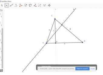 Video Alturas de un triangulo