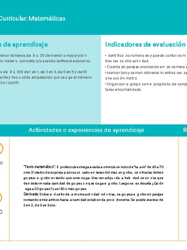 Ficha N° 8 Movimiento en 15'