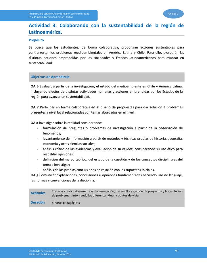 Actividad 3: Colaborando con la sustentabilidad de la región de Latinoamérica