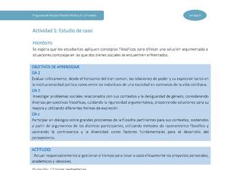 Actividad 1: Estudio de caso