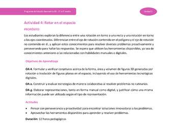 Actividad 4: Rotar en el espacio