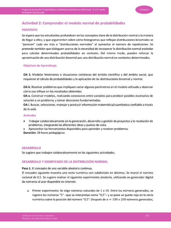 Actividad 2: Comprender el modelo normal de probabilidades