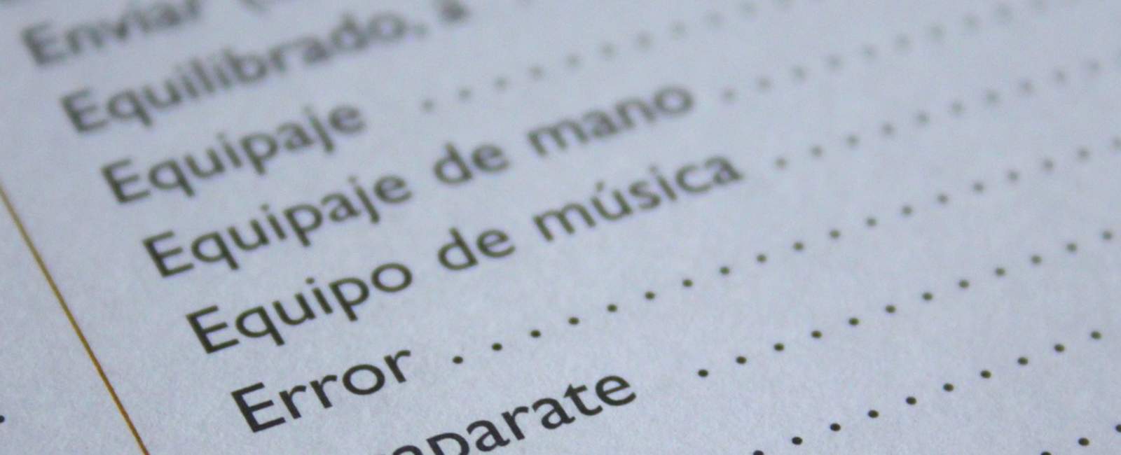 Vocabulario