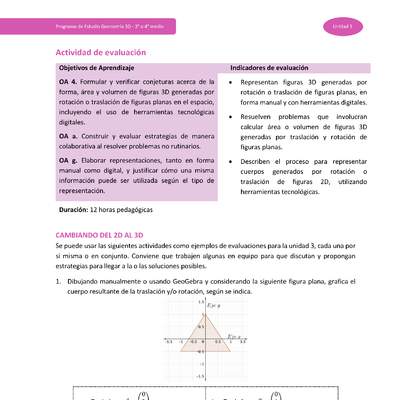 Actividad de evaluación Unidad 3