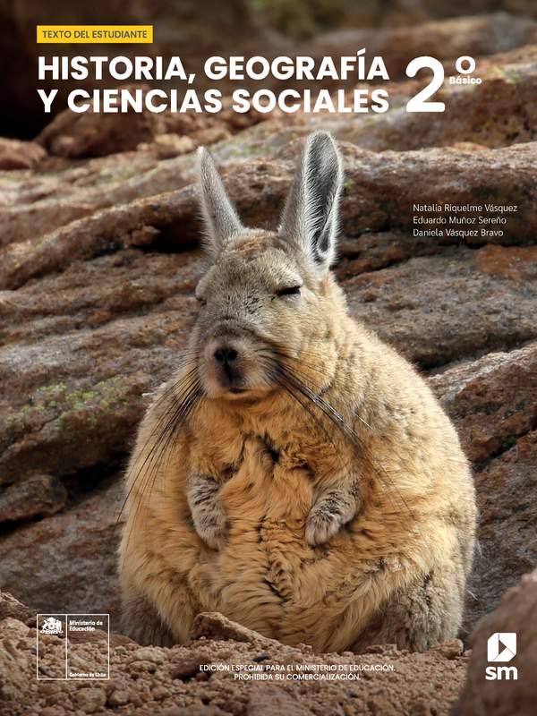 Historia, Geografía y Ciencias Sociales 2º Básico, Texto del estudiante - Portada de texto