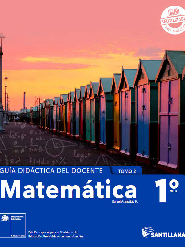 Matemática 1° medio, Santillana, Guía didáctica del docente Tomo 2