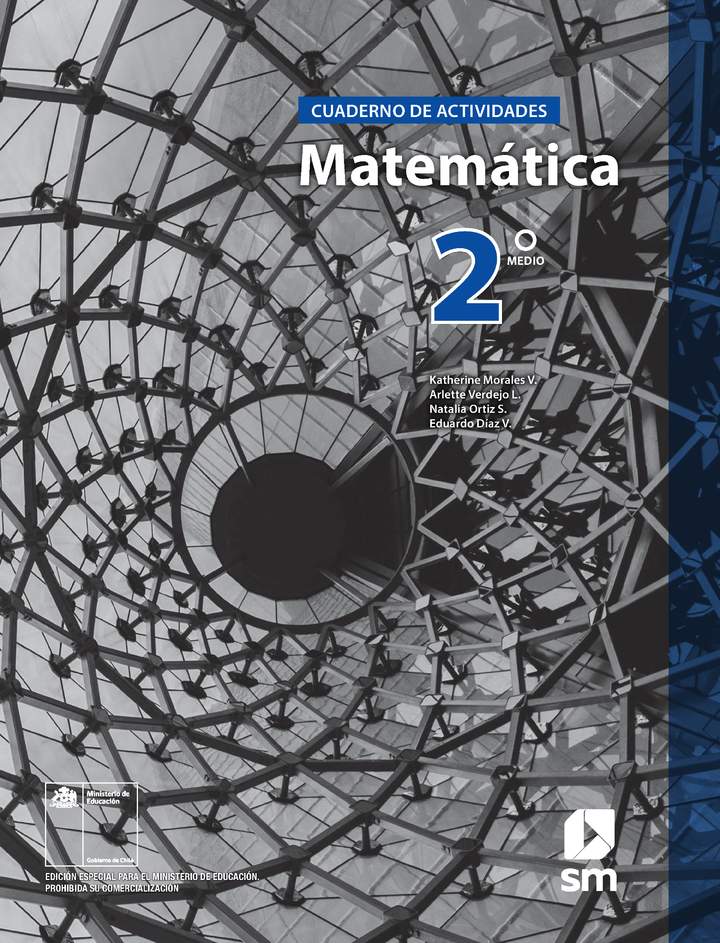 Matemática 2º Medio, Cuaderno de actividades - Fragmento de muestra