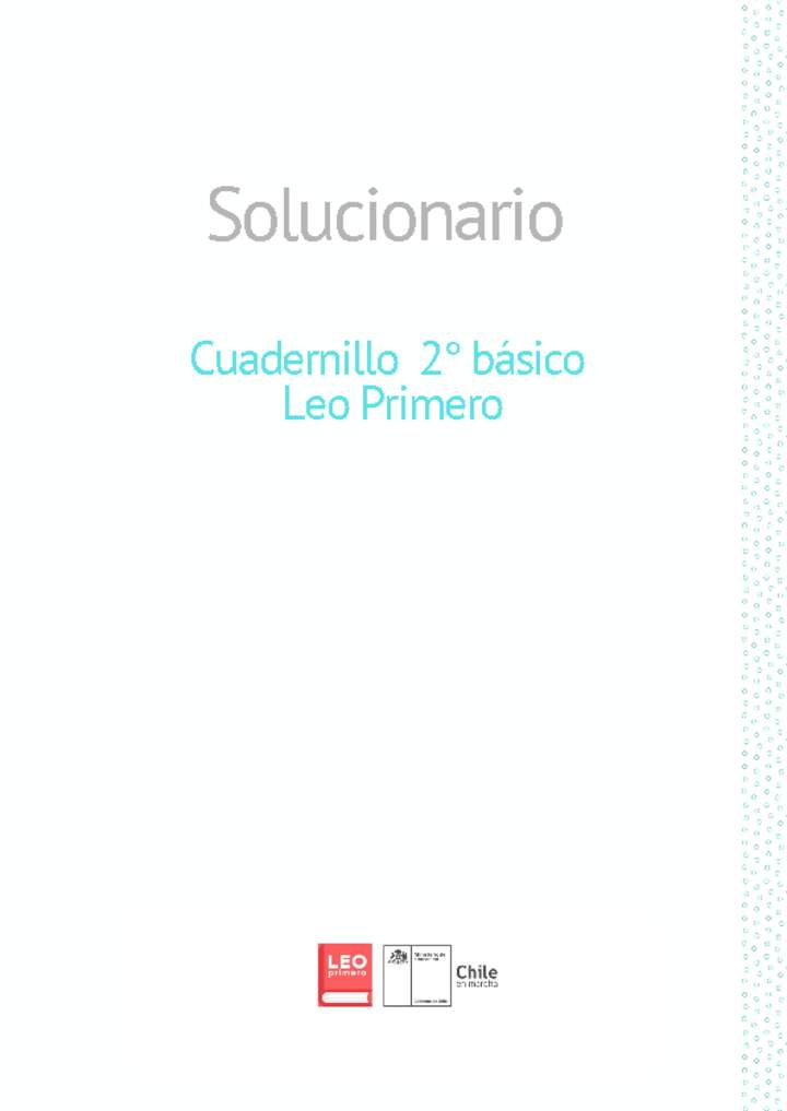 Solucionario Lenguaje Y comunicación 2ºbásico Unidad 1 Semana 5 (clases 17 a 20)