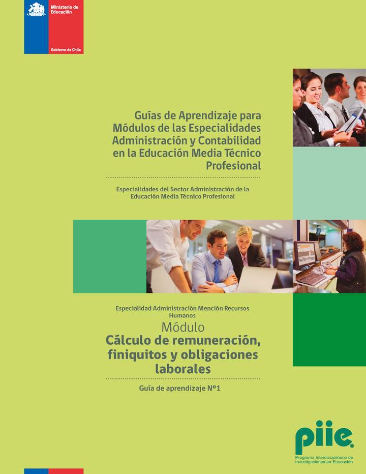 Cálculo de remuneración, finiquitos y obligaciones laborales Guía 1.1