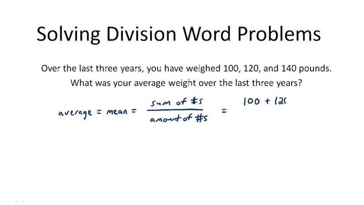 Resolución de problemas verbales de división: descripción general Resolución de problemas verbales de división: descripción general