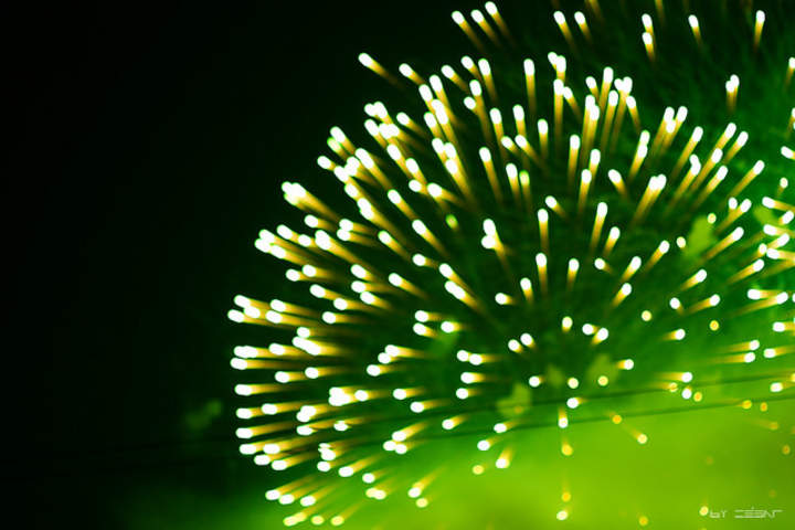 Fuegos artificiales verdes