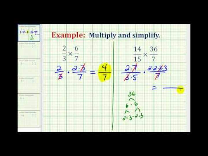 Multiplicación que involucra fracciones Multiplicación que involucra fracciones