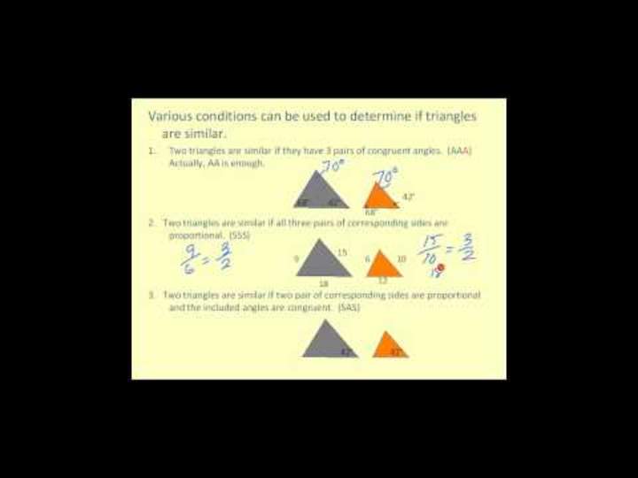 Triángulos Congruentes y Similares