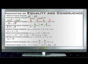Propiedades de los principios de igualdad y congruencia - Básico