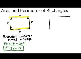 Principios de área y perímetro de rectángulos