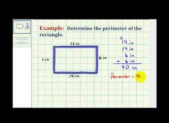 Determinar el perímetro del rectángulo