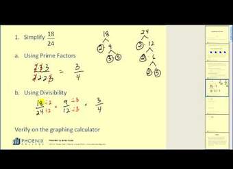 Cómo simplificar fracciones