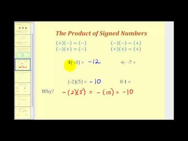 Multiplicar y dividir números firmados