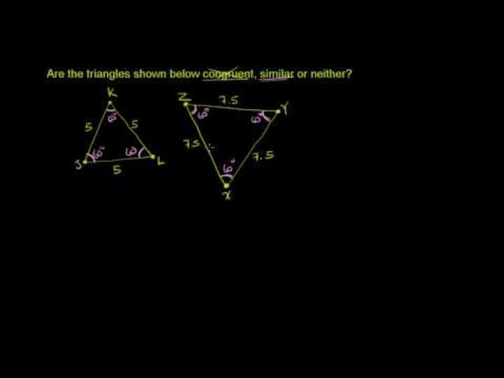 Triángulos congruentes y similares - KA Triángulos congruentes y similares - KA