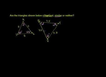 Triángulos congruentes y similares - KA
