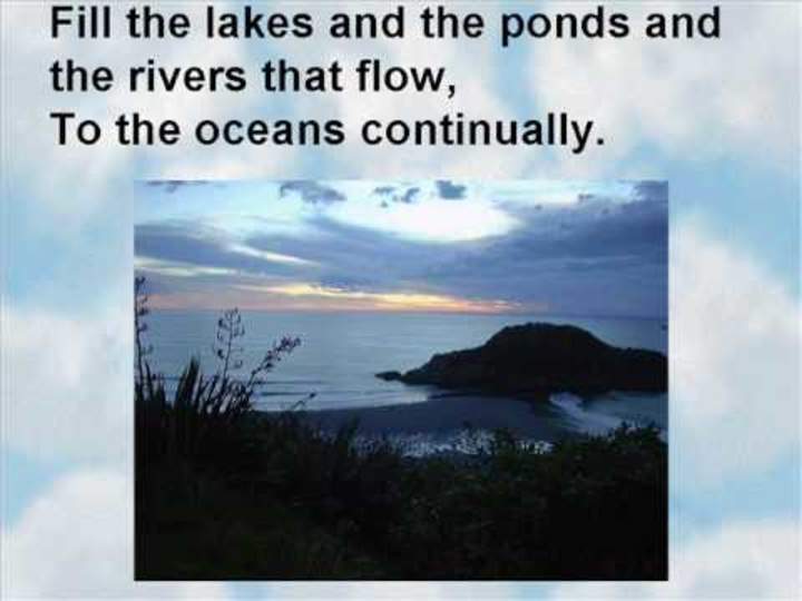 La canción del ciclo del agua La canción del ciclo del agua