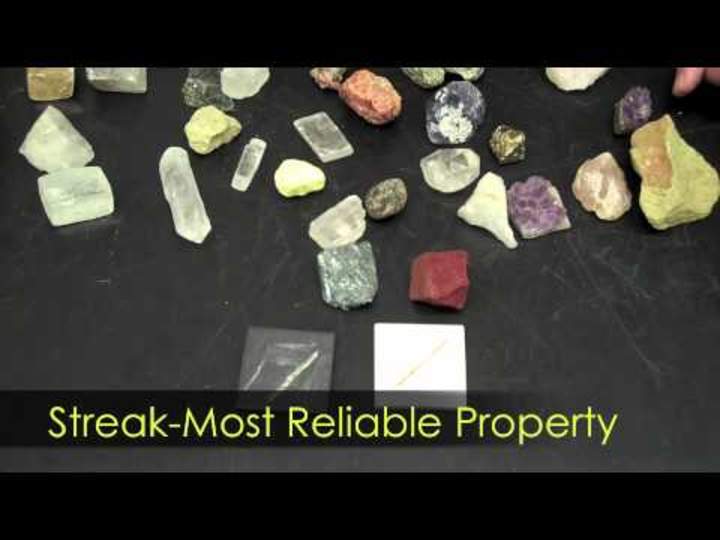 Características minerales - Departamento de Ciencias de la Tierra de Hommocks Características minerales - Departamento de Ciencias de la Tierra de Hommocks