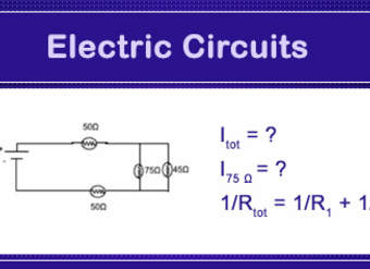 Circuitos eléctricos: resistencias en serie y paralelas