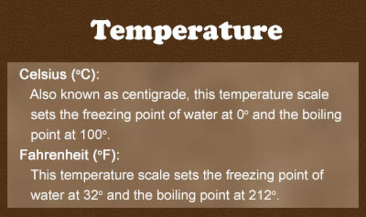 Temperatura: descripción general